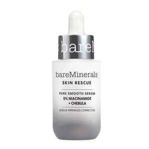 New! bareMinerals SKIN RESCUE PURE SMOOTH SERUM 5% NIACINAMIDE&CHEBULA 30mL/1oz